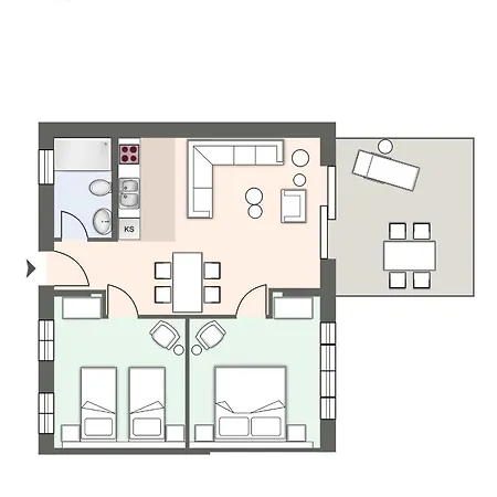 アパート Alte Schule Welt